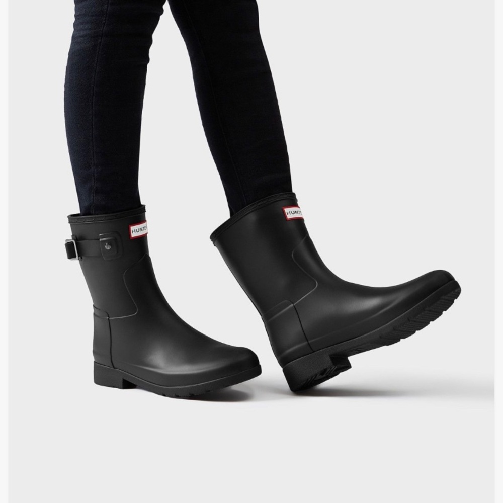Hunter Women's Black Rain Boots